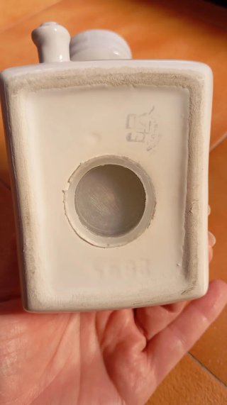 Hucha forma de teléfono antiguo Porcelana Alcobaça