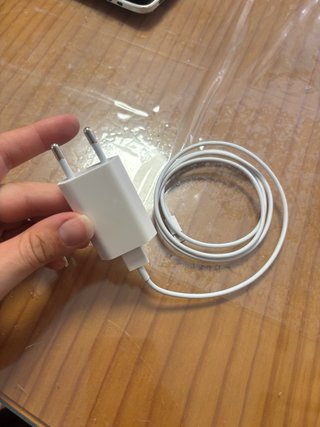 Cargador Apple iPhone Lightning Blanco