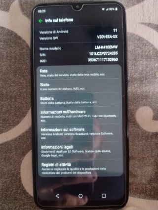 LG K41S Nero