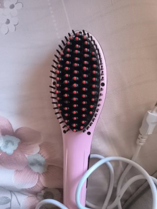 Cepillo Plancha Rápido Eléctrico Rosa