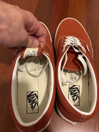 Zapatillas Vans Color Terracota. Talla 44.