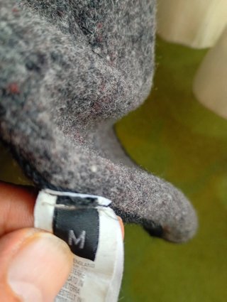Abrigo Paul Smith lana con capucha gris talla M