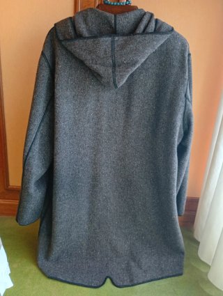 Abrigo Paul Smith lana con capucha gris talla M