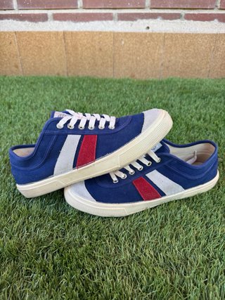Zapatillas El Ganso Azul y Beige