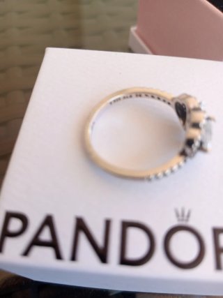 Anillo Pandora Corazones Brillantes