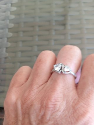 Anillo Pandora Corazones Brillantes