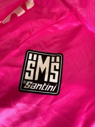 Maillot Ciclismo Santini Gran Fondo Fucsia talla s