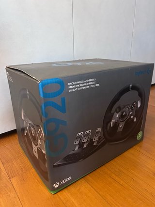 Logitech G920 e pedaliera Xbox - pari al nuovo