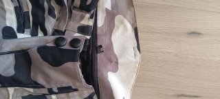 Conjunto Chaqueta y Pantalón Moto Camuflaje