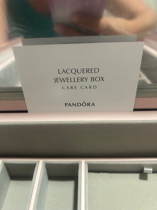 Joyero grande Pandora rosa