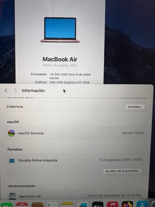 MacBook Air 13 i5 Oro