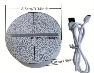 Lámpara LED 3D Baloncesto