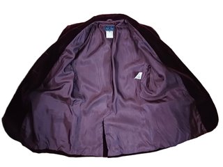 BLUE EAGLE Tailleur Velluto Porpora Tg 46