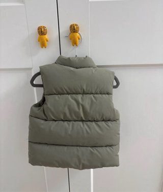 Chaleco acolchado niño verde
