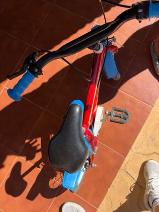 Bicicleta Paw Patrol Roja 4 años