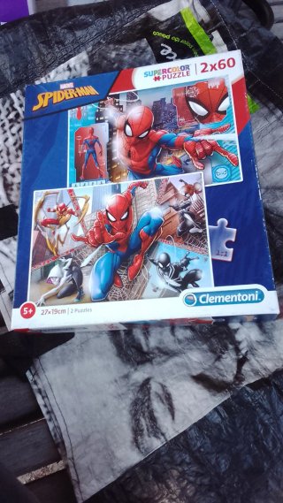 Puzzle Spiderman Clementoni 2x60 piezas