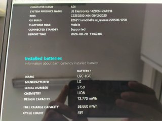 LG Gram 14Z90N Argento