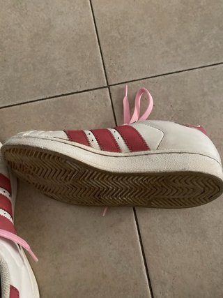 Coppia di Adidas Superstar Blu/Bianco rosa/bianco