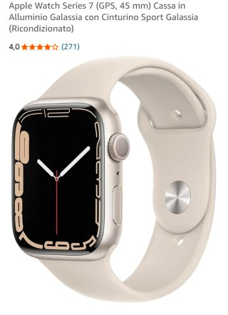 Apple Watch Series 7 45mm Beige