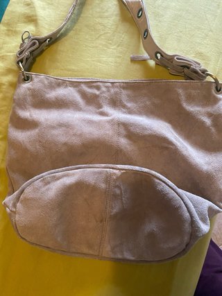 Bolso Piel de Ante Gran Capacidad