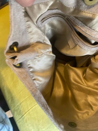 Bolso Piel de Ante Gran Capacidad
