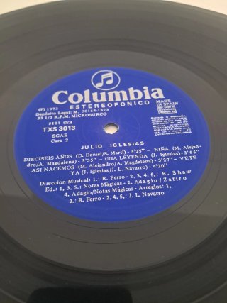 Vinilo LP Julio Iglesias - Soy 1ª Edición 1973