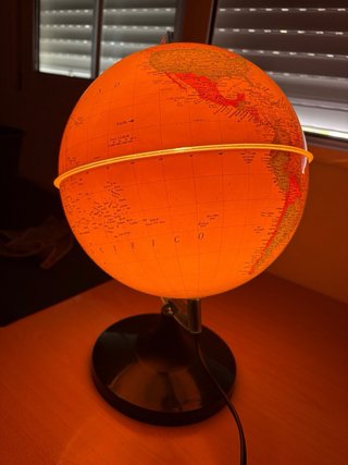 Lámpara de Sobremesa con Forma Terráqueo Infantil