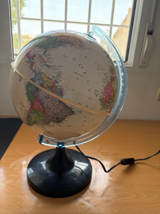 Lámpara de Sobremesa con Forma Terráqueo Infantil