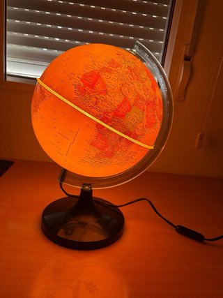 Lámpara de Sobremesa con Forma Terráqueo Infantil