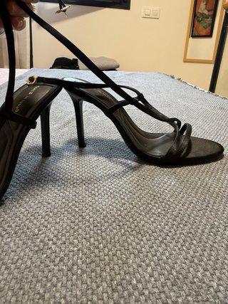 Sandalias fiesta negras talla 38