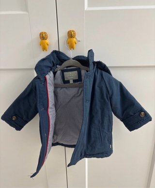 Abrigo niño azul