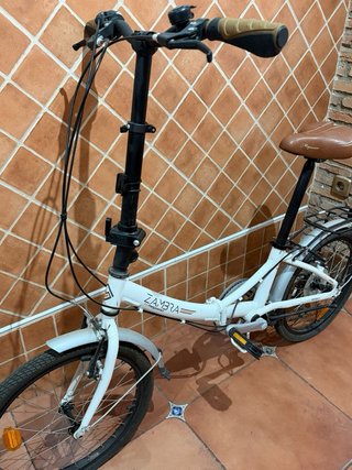 Bicicleta Plegable Blanca