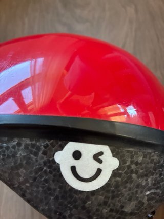 2 Cascos Bici Niñ@s Rojos Talla S