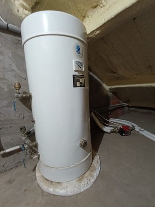 Cocina de leña Lacunza con radiadores y termo