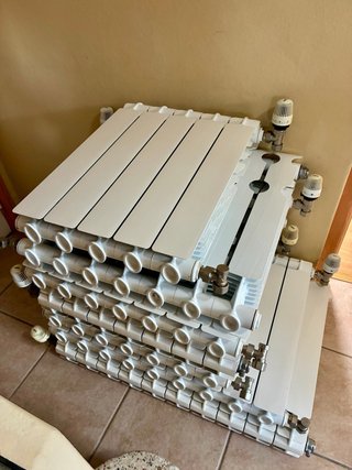 Cocina de leña Lacunza con radiadores y termo