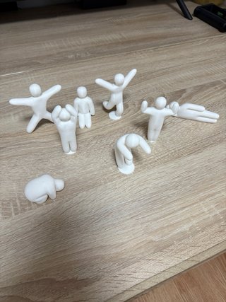 Figuras Humanas Mecha Chameleon Blancas