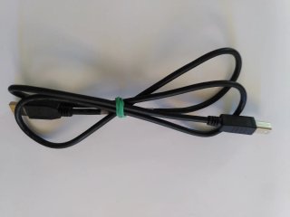 Cable USB A a USB B (Negro 100cm)