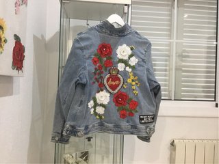 Chaqueta vaquera artesanal