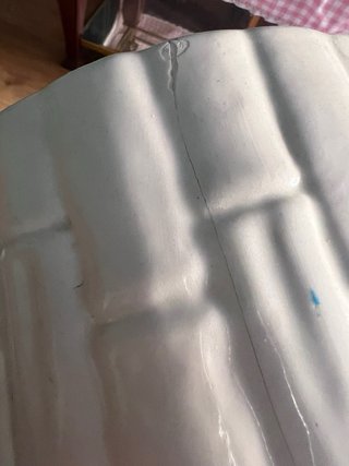 Paragüero blanco estilo bambú
