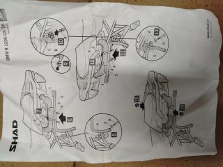 Soporte Maletas Laterales Shad 3P BMW R1200GS