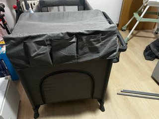Cuna plegable con colchón IKEA