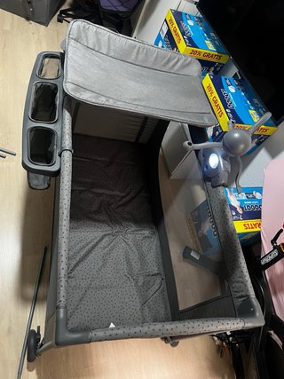 Cuna plegable con colchón IKEA