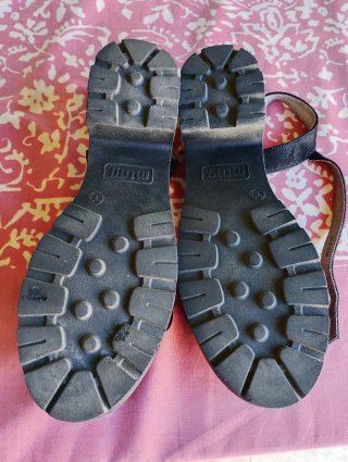 Sandalias Mustang Negras Talla 39