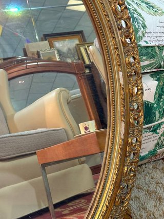 ESPEJO DORADO DE MADERA