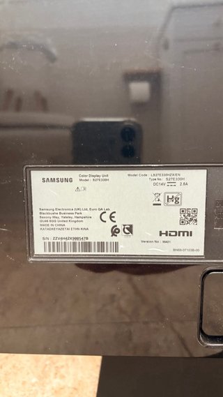 Monitor Samsung 27” Full HD HDMI VGA