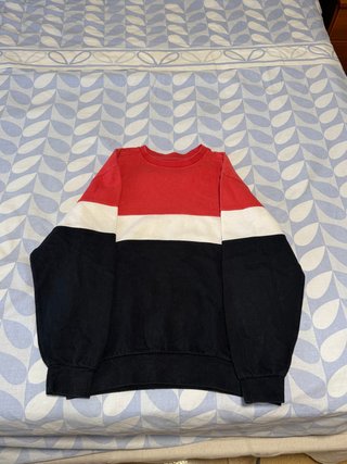 Sudadera Kiabi Colorblock Talla S