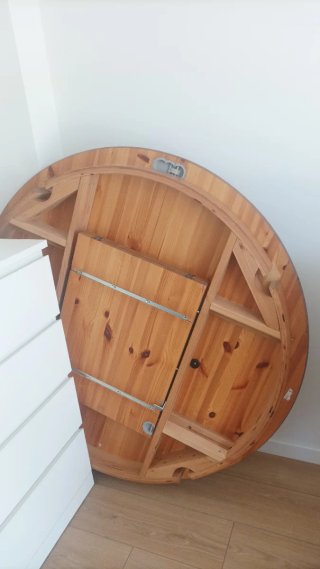 Mesa extensible Larvik IKEA madera