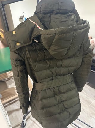 Plumífero Burberry verde caza Talla S