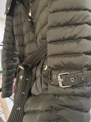Plumífero Burberry verde caza Talla S