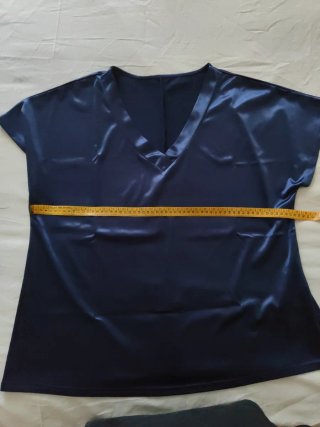 Blusa donna blu taglia 2XL